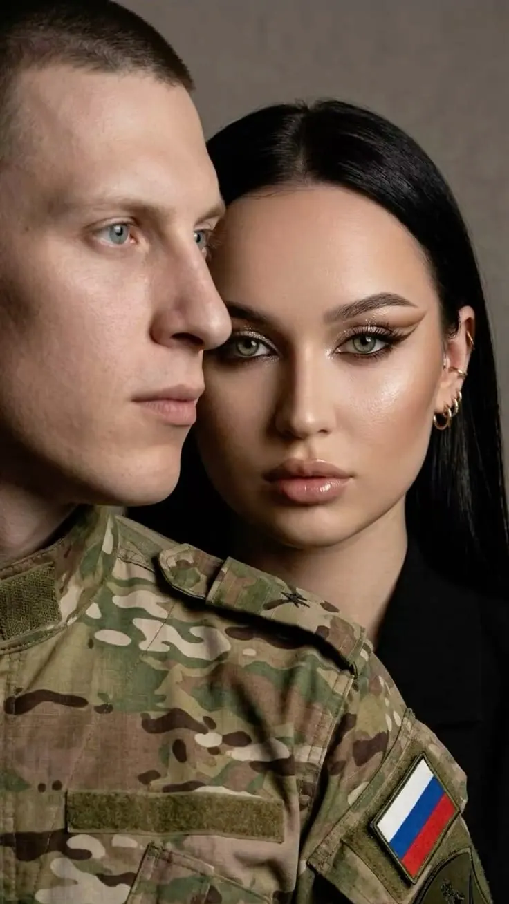 Фото пары: тёмный фон и крупный план
